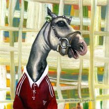 Mein bestes Pferd im Stall